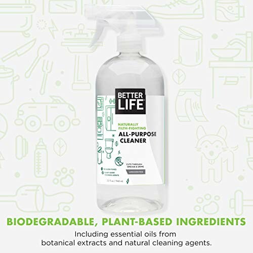 Better Life all-purpose cleaner with biodegradable plant-based ingredients