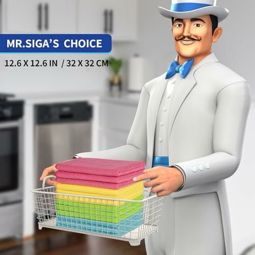 MR.SIGA Microfiber Cleaning Cloth