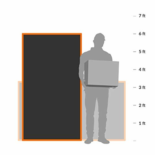 Height comparison chart of person holding a box