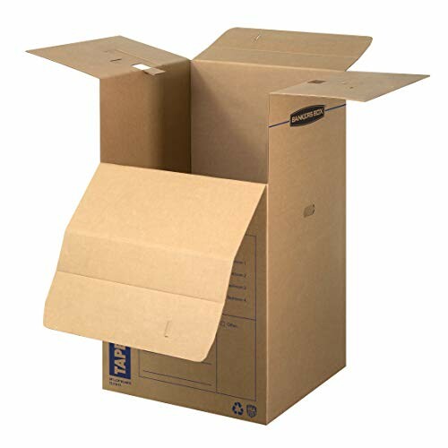 Open cardboard box with flaps